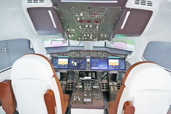 未來民機概念座艙 岳書華攝 未來民機概念座艙 岳書華攝