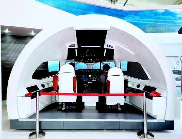 未來民機概念座艙展示 未來民機概念座艙展示